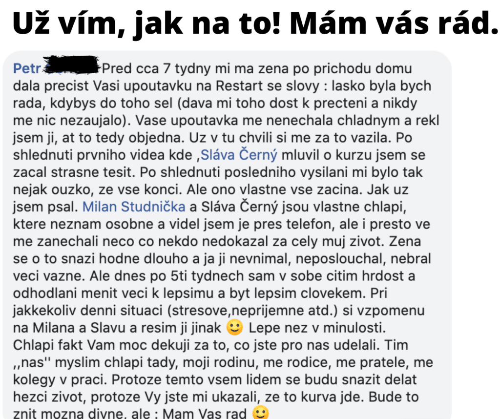 kurz pro muže
