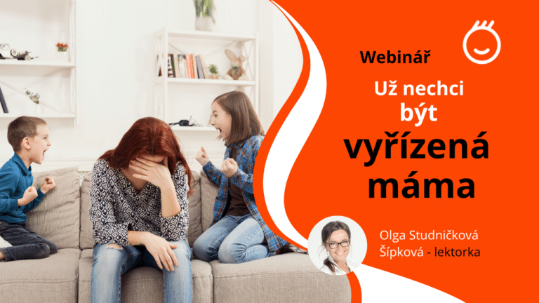 Webinář Už nechci být vyřízená máma - úvodka